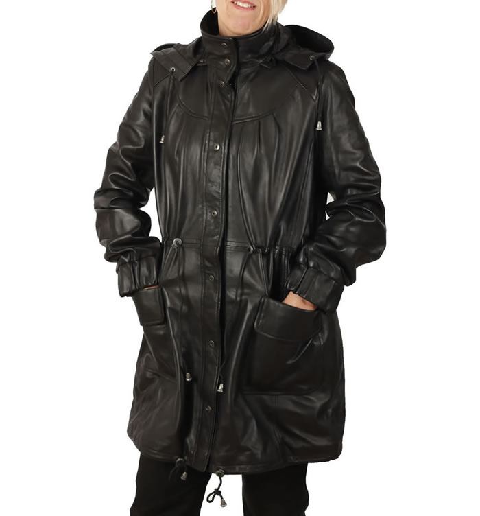 Ladies 3/4 Leather Jackets and Coats | Simons Leather