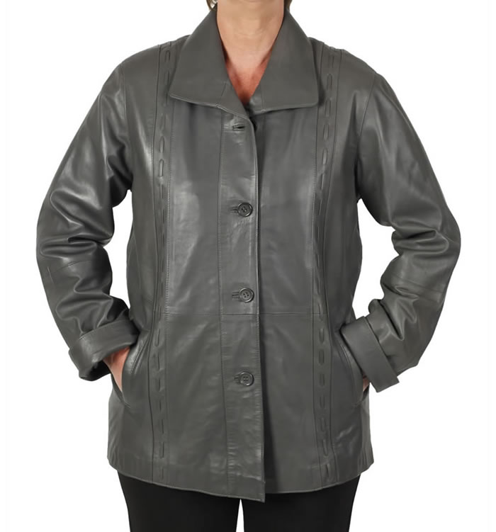 Ladies 3/4 Leather Jackets and Coats | Simons Leather