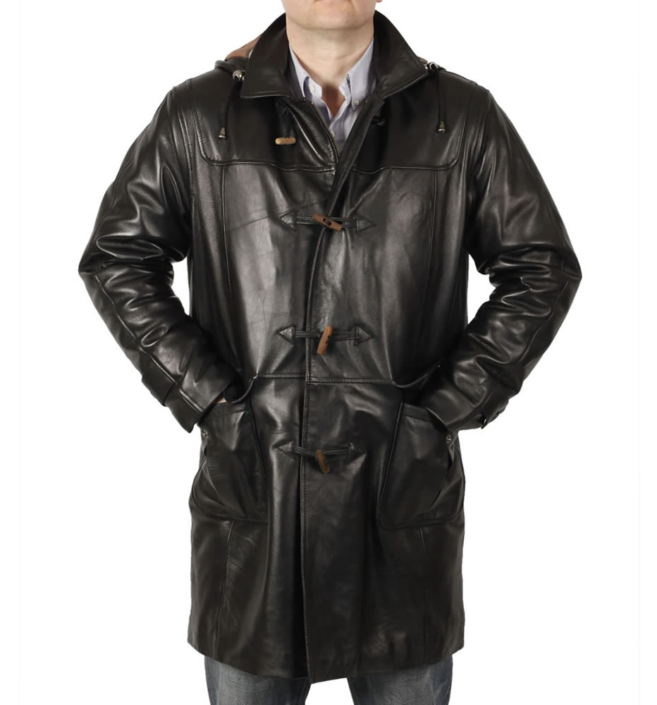 3 4 Length Leather Coat