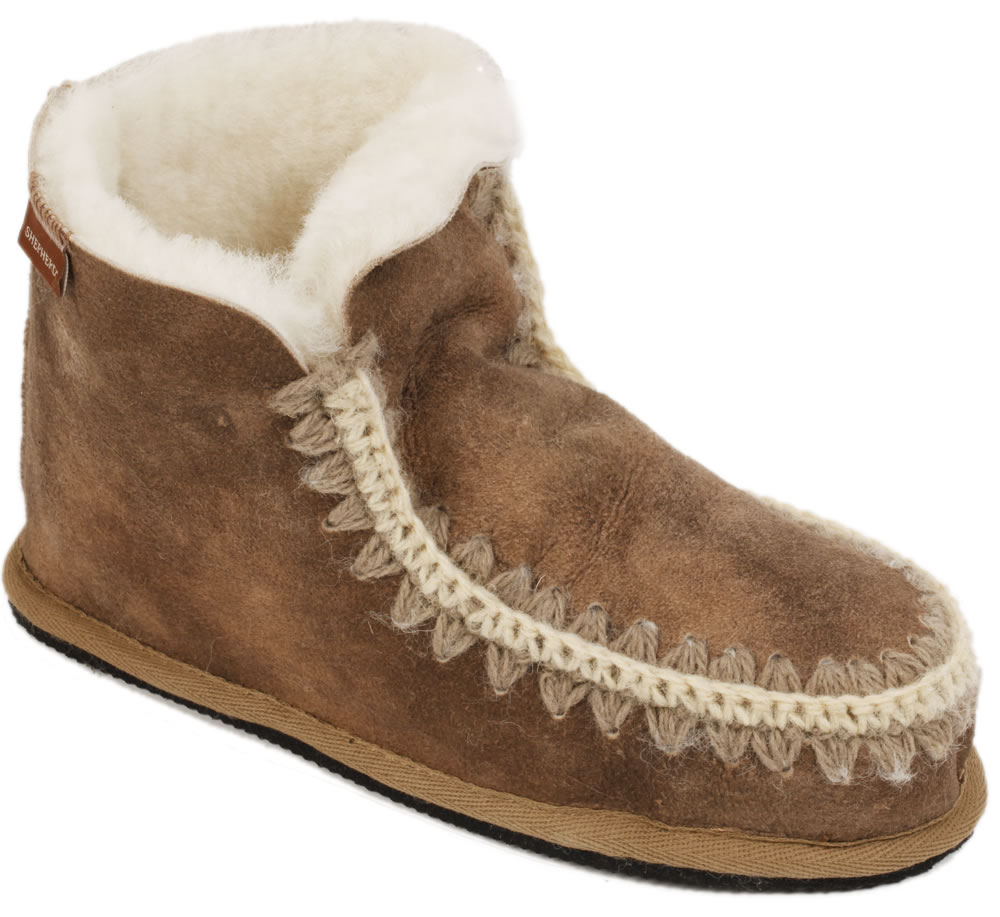 sheepskin booties womens