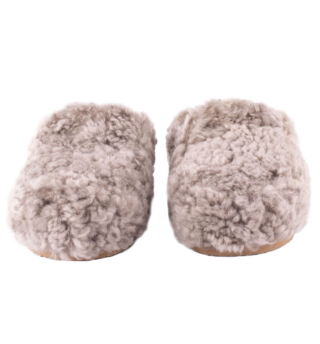 Shepherd Jenny Ladies Stone Wooly Mule Style Sheepskin Slipper from