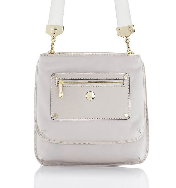 "Oshika" Dual Compartment Cross Body Leather Bag - SL80121