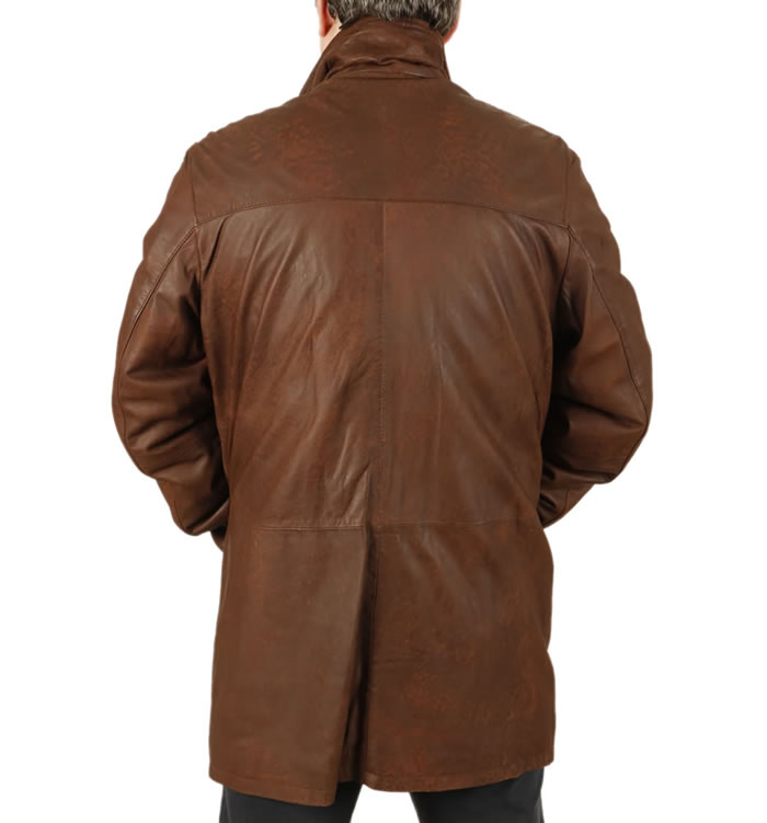 SL11036 - Gents 3/4 Length Rust Brown 