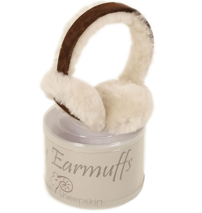 SL611184 - Whisky Brown Sheepskin Ear Muffs