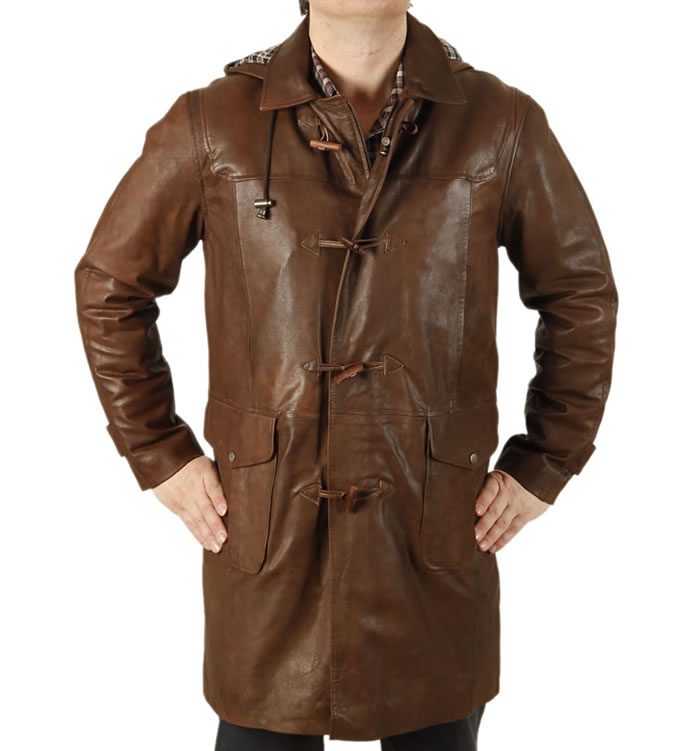 Mens Longer Leather Jackets and 3/4 Coats Simons Leather