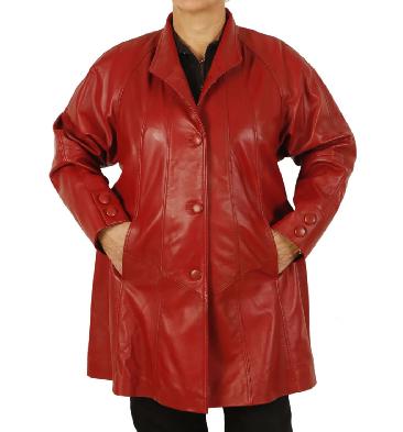 Womens Plus Size Leather Sheepskin Coats from Simons Leather