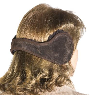 SL611191 - Sheepskin Ear Muffs In Brown