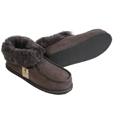 4SL60132 - Shepherd Krister Classic Mens Sheepskin Slipper With Cuff