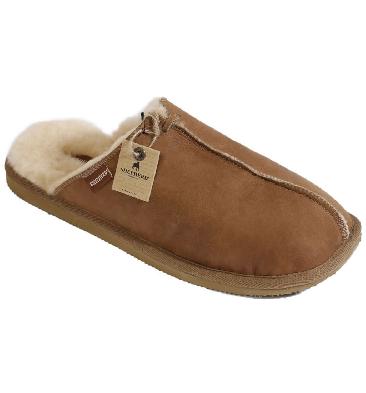 mens sheepskin mule slippers