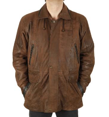 Mens plus on sale size leather jackets