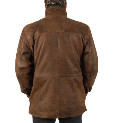 SL110321014XL - 4XL Gents 3/4 Length Antique Brown 