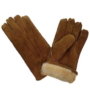 Ladies 100% Tan Sheepskin Gloves - SL603020