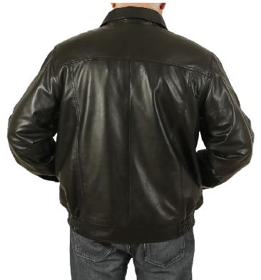 SL11166XL - Size 6XL Mens Black Leather Blouson