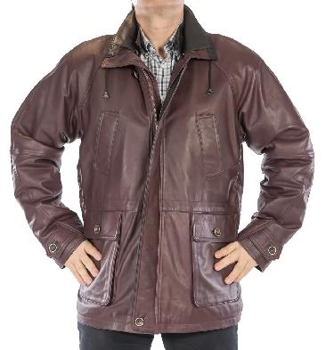 three quarter length leather jackets