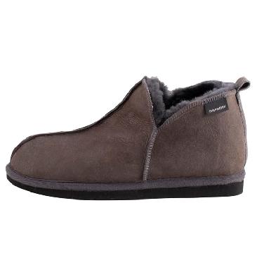 SL6008 - Shepherd Mens Anton Sheepskin Slippers in Antique Asphalt