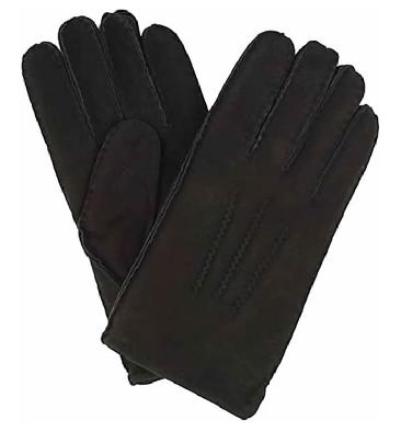 Simons Leather Mens Black 100% Sheepskin Gloves - SL604021