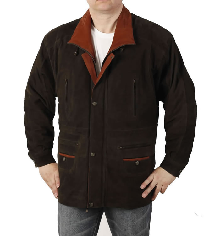 Mens Longer Leather Jackets And 3 4 Coats Simons